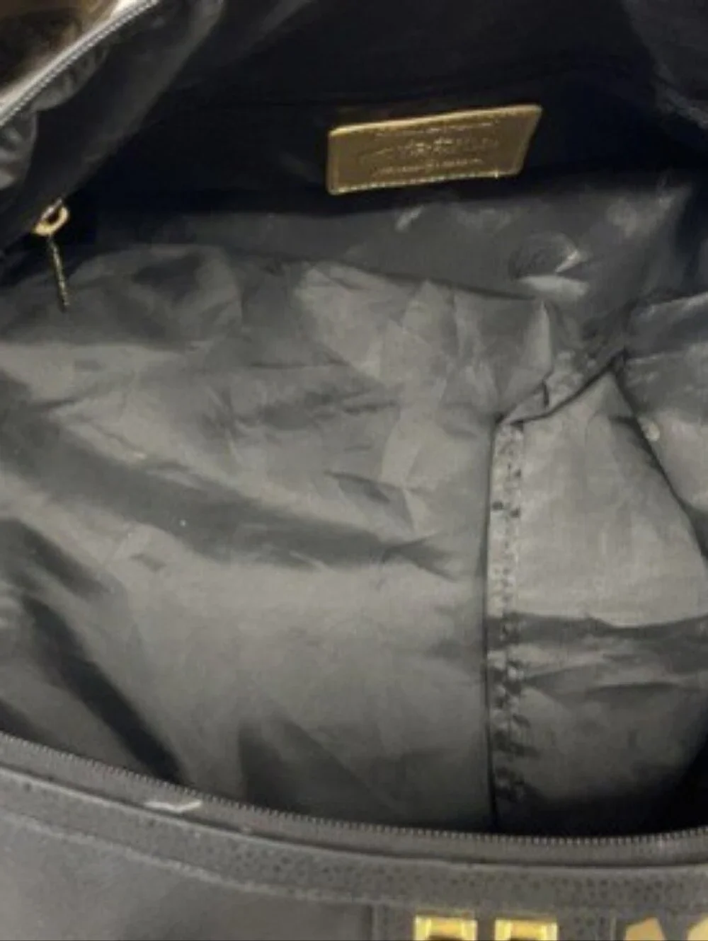 Sprayground Half Graff Gold large Duffle Bag NWT